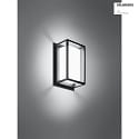 Brumberg Outdoor wall luminaire ALLAN switchable LED IP54, graphite 