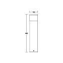 Brumberg P�lelampe MATURNA IP44 omskiftelig LED IP44, grafit 