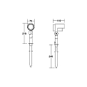 Brumberg gorund spike luminaire LEGRA  switchable LED IP65