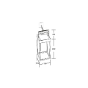 Brumberg solar lantern VARIA switchable LED IP65, graphite 