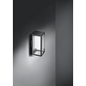Brumberg Solar v�glampe RUBI  omskiftelig LED IP54, gr� 