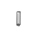P�lelampe LEVU kort, omskiftelig IP54, pulverlakeret, grafit gr� 