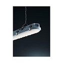 Brumberg Fugtt�t armatur HUMID ONE PRO direkte IP65, gr� d�mpbar
