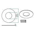 Brumberg adapter, hvid