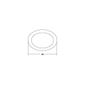 Brumberg ring MUNA MEGA round, black matt