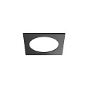 ring MUNA MAXI square, black matt