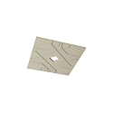 Akustisk element SILENTIUM (STRUCTURE) 89.5CM firkantet, symmetrisk, creme