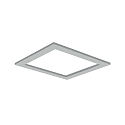 Akustisk element SILENTIUM SQUARE 79.5CM firkantet, lysegr�
