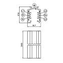 Brumberg 3-phase track, 300cm black
