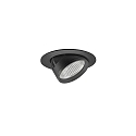 Indbygnings loftlampe ARTEMIS MICRO rund, direkte IP20, sort d�mpbar