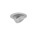Indbygnings loftlampe ARTEMIS MINI rund, direkte IP20, s�lv d�mpbar