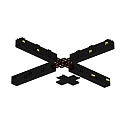 X-stik PEPA HIGH elektrisk, justerbar, sort