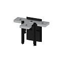 T-forbindelse PEPA HIGH mekanisk, sort, s�lv
