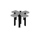 X-stik PEPA HIGH mekanisk, sort, s�lv