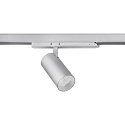 Skinne spot TRAXX MICRO rund, drejelig, omskiftelig LED IP20, s�lv 