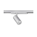 3-phase spot TRAXX MINI round, rotatable IP20, silver dimmable