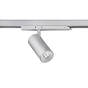 Skinne spot TRAXX MINI rund, drejelig, omskiftelig LED IP20, s�lv 