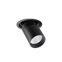 Spot TRAXX MICRO rund, svingbar, drejelig, omskiftelig LED IP20, sort 