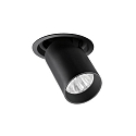 Spot TRAXX MINI rund, svingbar, drejelig, omskiftelig LED IP20, sort 
