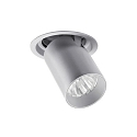 Spot TRAXX MIDI rund, svingbar, drejelig, omskiftelig LED IP20, s�lv 