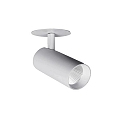 Spot TRAXX MICRO rund, svingbar, drejelig, omskiftelig LED IP20, s�lv 
