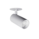 Spot TRAXX MINI rund, svingbar, drejelig, omskiftelig LED IP20, s�lv 
