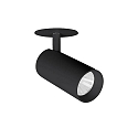 Spot TRAXX MINI rund, svingbar, drejelig, omskiftelig LED IP20, sort 