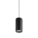 Pendel TRAXX MICRO rund, omskiftelig LED IP20, sort 
