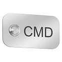 CMD Creative Metalldesign Engraving for bell plate, 11 x 6cm (Art.Nr. CMD-103 / CMD-103-anthracite)