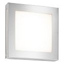 Udend�rs wall luminaire 22 x 22 firkantet IP44, rustfrit st�l 