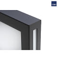  Udendrs wall luminaire 22 x 22 firkantet, med bevgelsesdetektor IP44, antracit, opal, pulverlakeret 