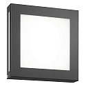 Udend�rs wall luminaire 22 x 22 firkantet IP44, antracit 