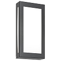 Udend�rs wall luminaire 28 X 14 FLAT flad IP44, antracit 