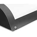 CMD Creative Metalldesign Udend�rs wall luminaire 1-fold, lang, halvrund, med sensor IP44, antracit 