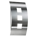 Udend�rs wall luminaire AQUA TOMA konveks E27 IP44, rustfrit st�l