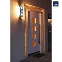  Outdoor wall luminaire AQUA TRILO with motion detector, with house number, (cut out), stainless steel, IP44, E27