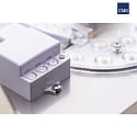  Udendrs wall luminaire 16/1 med bevgelsesdetektor IP44, rustfrit stl, opal 