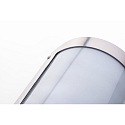 CMD Creative Metalldesign Udend�rs wall luminaire 1-fold, lang, halvrund IP44, rustfrit st�l 