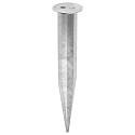 CMD Creative Metalldesign jordspyd STAND LUMINAIRE rund, mekanisk, rustfrit st�l