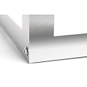 CMD Creative Metalldesign Outdoor LED wall luminaire AQUA LEGENDO, IP44, 12W 3000K 1200lm, stainless steel / opal glass, brushed