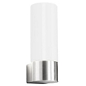 Udend�rs wall luminaire AQUA WALL Kubusform E27 IP44, rustfrit st�l b�rstet