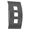 Udend�rs wall luminaire AQUA TOMA konveks E27 IP44, antracit