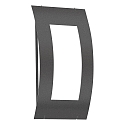 Udend�rs wall luminaire AQUA QUADRAT firkantet, buet E27 IP44, antracit