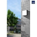 Outdoor LED wall or ceiling luminaire, IP65, square, anthracite, 24 x 24cm