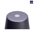  battery table lamp IP65, powder coated, anthracite matt dimmable