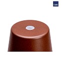  battery table lamp IP65, corten, powder coated dimmable