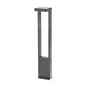 Udend�rs stativlampe down, firkantet IP65, antracit