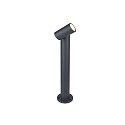 Udend�rs stativlampe 1-flamme, cylindrisk, vipbar GU10 IP65, antracit