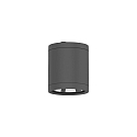Udend�rs loftlampe � 9CM CLEAR rund, CCT Switch IP65, antracit, pulverlakeret
