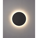 CMD Creative Metalldesign Udendørs wall luminaire rund, CCT Switch, indirekte IP54, antracit